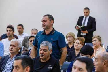 Nardaran qəsəbəsində sakinlərlə növbəti səyyar görüş keçirildi