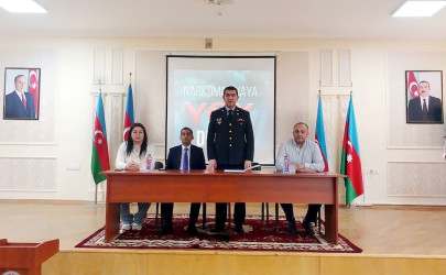 Sabunçu rayonunda “Narkotikə yox deyirik” mövzusunda maarifləndirici tədbir keçirilmişdir