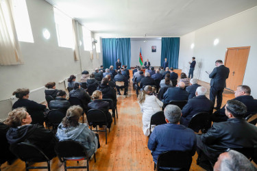 Rayon İcra Hakimiyyəti başçısının növbəti səyyar qəbulu Pirşağı qəsəbəsində keçirildi
