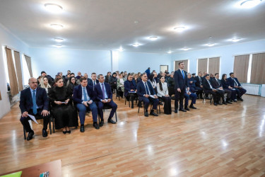 Rayon İcra Hakimiyyəti başçısının növbəti səyyar qəbulu Balaxanı qəsəbəsində keçirildi
