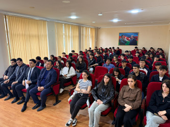 Sabunçu rayonunda “Narkotikə yox deyirik” mövzusunda maarifləndirici tədbir keçirilmişdir