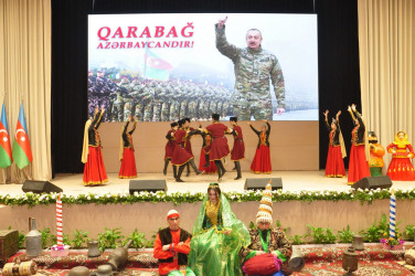 Sabunçu rayonunda Novruz bayramı münasibətilə konsert proqramı keçirildi