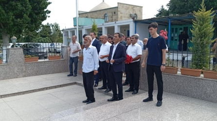 Sabunçu rayonunda Vətən müharibəsi şəhidi Ağacavad Ələsgər oğlu Mütəllimzadənin doğum günü münasibətilə anım mərasimi keçirildi.