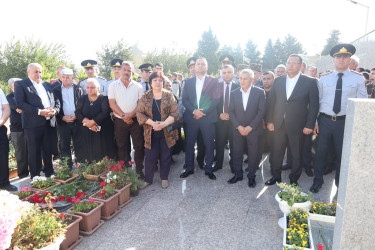 Sabunçu rayonunda “27 Sentyabr – Anım Günü”nün altıncı ildönümü münasibətilə şəhidlərin məzarları ziyarət edilib