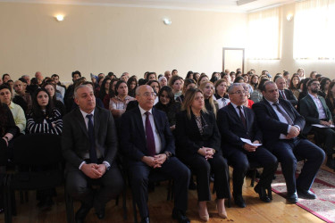 “2 fevral-Gənclər Günü” ilə əlaqədar “Heydər Əliyev və Azərbaycan gəncliyi” mövzusunda konfrans keçirildi