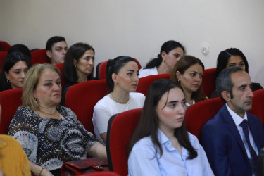 “27 Sentyabr – Anım Günü” ilə əlaqədar “Milli-mənəvi dəyərlər və Vətən sevgisi” mövzusunda tədbir keçirildi