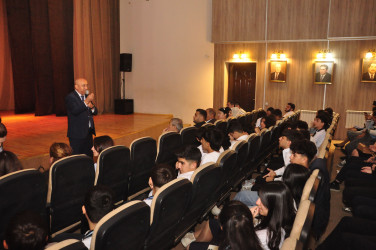 Maştağa Mədəniyyət Mərkəzində “Bir həyat-bir şans” mövzusunda maarifləndirici tədbir keçirildi