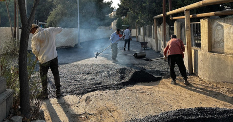 Sabunçu rayonunda "Azərbaycan Avtomobil Yolları Dövlət Agentliyi" tərəfindən məhəllədaxili yolların yenidən qurulması və abadlıq işlərinin aparılması davam etdirilir.