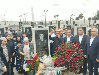 Sabunçu rayonunda Vətən müharibəsi şəhidləri Əli Vaqif oğlu Heydərovun, Qüdrət Rahim oğlu Adişovun və Həsənağa Şakir oğlu Abdullazadənin ildönümləri münasibətilə anım mərasimləri keçirildi