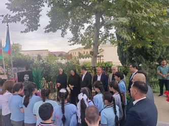 Sabunçu rayonunda Vətən müharibəsi şəhidləri Ceyhun Nüsrət oğlu Şalıyevin, Tural Şakir oğlu Abdullayevin, Elçin Fərhad oğlu Bağırovun, Nazim Həmzə oğlu Zahirovun ildönümləri və Tural Rəfail oğlu Dəmirçiyevin doğum günü münasibətilə anım mərasimləri keçirildi
