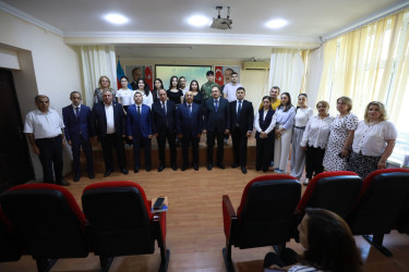 “27 Sentyabr – Anım Günü” ilə əlaqədar “Milli-mənəvi dəyərlər və Vətən sevgisi” mövzusunda tədbir keçirildi