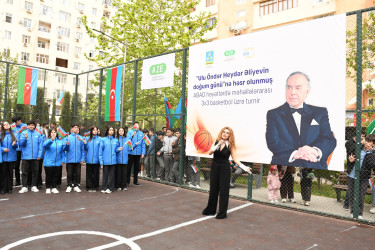 Sabunçu rayonunda “Ulu Öndər Heydər Əliyevin doğum günü”nə həsr olunmuş basketbol üzrə Abad məhəllələrarası turnirinin yekun mərhələsi keçirildi