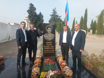 Sabunçu rayonunda Vətən müharibəsi şəhidləri Saleh Namiq oğlu Əliyevin və Xaliq Kamil oğlu Hüseynovun ildönümləri münasibətilə anım mərasimləri keçirildi