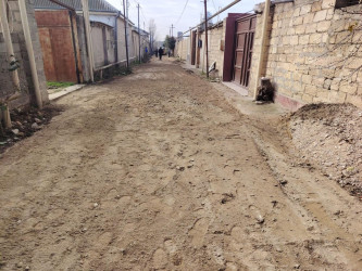 Maştağa qəsəbəsində asfaltlanma işləri aparılıb