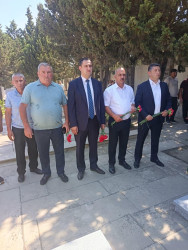 Sabunçu rayonunda Milli Qəhrəman Eldar Xəlil oğlu Xəlilovun doğum günü münasibətilə anım mərasimi keçirildi.