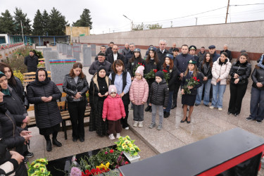 Sabunçu rayonunda Vətən müharibəsi şəhidləri Novruzov Rəşad Elşad oğlu, Ağayev Vahid Məcnun oğlu və İsmayılov Veys Əflatun oğlunun ildönümü münasibətilə anım mərasimləri keçirildi