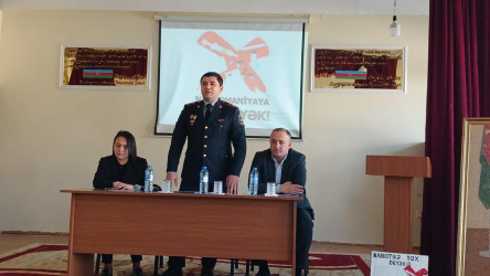 “Narkotikə yox deyirik” mövzusunda maarifləndirici tədbirlər keçirilib