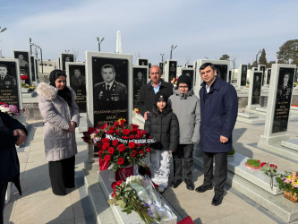 Sabunçu rayonunda Vətən müharibəsi şəhidi Cəfərov Zaur Hüseyn oğlunun doğum günü münasibətilə anım mərasimi keçirilib.