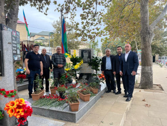 Sabunçu rayonunda Vətən müharibəsi şəhidi Quliyev Asim Bəkir oğlunun ildönümü keçirildi.