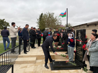 Sabunçu rayonunda “27 sentyabr – Anım Günü” nün beşinci ildönümü münasibətilə şəhidlərin məzarları ziyarət edildi