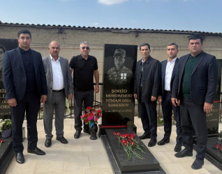 Sabunçu rayonunda Vətən müharibəsi şəhidləri Məmmədli Sübhan Səbuhi oğlu, Ələkbərov Telman İqdam oğlu, Bababəy Şamil Nazim oğlu, Səmədov Məhəmməd Niman oğlu, Dəmirçiyev Tural Rəfail oğlunun ildönümü münasibətilə anım mərasimləri keçirildi