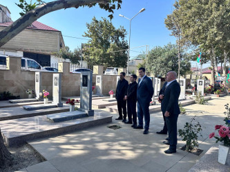 Sabunçu rayonunda Vətən müharibəsi şəhidləri Cəfərov Zaur Hüseyn oğlu, Şəbiyev Məhəmməd Vaqif oğlu, Babayev Rəşad Ağabəy oğlu, Quliyev İlkin Rəfail oğlu, Sadıqov Rəsul Həşim oğlu və Seyidov Əli Rahin oğlunun ildönümü münasibətilə anım mərasimləri keçirildi