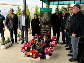 Sabunçu rayonunda Vətən müharibəsi şəhidləri İbrahimov Müşfiq Nəbi oğlu və Mehdiyev Taleh Musa oğlunun ildönümü münasibətilə anım mərasimi keçirildi