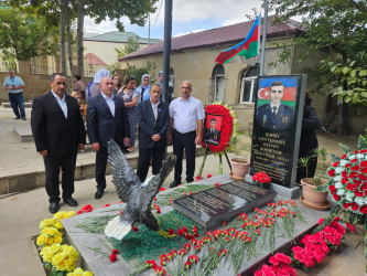 Sabunçu rayonunda "Antiterror" əməliyyatları Şəhidləri Şəhriyar Bəxtiyar oğlu Əliyevin və Seyfi Fəqan oğlu Abdullayevin ildönümləri münasibətilə anım mərasimləri keçirildi