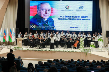 Sabunçu rayonunda Ümummilli Lider Heydər Əliyevin anadan olmasının 103 illiyinə həsr olunmuş “Ulu Öndər Heydər Əliyev:  Müasir Azərbaycanın memarı” adlı tədbir keçirildi.