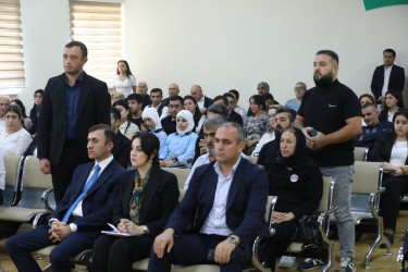 Maştağa qəsəbəsində sakinlərlə növbəti səyyar görüş keçirildi
