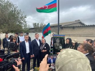 Sabunçu rayonunda Vətən müharibəsi şəhidləri Əli Vaqif oğlu Heydərovun, Qüdrət Rahim oğlu Adişovun və Həsənağa Şakir oğlu Abdullazadənin ildönümləri münasibətilə anım mərasimləri keçirildi