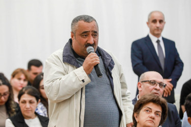 Rayon İcra Hakimiyyəti başçısının növbəti səyyar qəbulu Ramana qəsəbəsində keçirildi