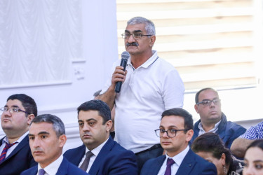 Rayon İcra Hakimiyyəti başçısının növbəti səyyar qəbulu Sabunçu qəsəbəsində keçirildi