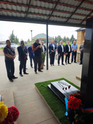 Sabunçu rayonunda Vətən müharibəsi şəhidləri Əli Vaqif oğlu Heydərovun, Qüdrət Rahim oğlu Adişovun və Həsənağa Şakir oğlu Abdullazadənin ildönümləri münasibətilə anım mərasimləri keçirildi