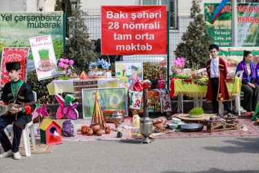 Sabunçu rayonunda Novruz bayramı münasibətilə “Bahar festivalı” adlı tədbir keçirildi
