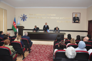 Sabunçu rayonunda  Ümummilli Lider Heydər Əliyevin anım günü qeyd edildi