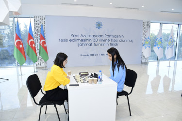Sabunçu rayonunda YAP-ın 30 illik yubileyinə həsr olunmuş ümumrespublika şahmat turnirinin final mərhələsi keçirildi