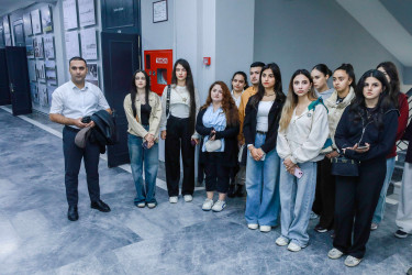 “Şəhərsalma və Memarlıq İli” çərçivəsində Sabunçu rayon gəncləri Azərbaycan Memarlıq və İnşaat Universitetində qonaq oldular.