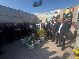Sabunçu rayonunda Vətən müharibəsi şəhidləri Emin Ramin oğlu Səttarovun, Ağacavad Ələsgər oğlu Mütəllimzadənin ildönümləri və Azər Haqverdi oğlu Süleymanovun doğum günü münasibətilə anım mərasimləri keçirildi
