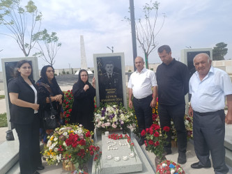 Sabunçu rayonunda antiterror əməliyyatı şəhidi Ceyhun Niyaməddin oğlu Sadıqovun doğum günü münasibətilə anım mərasimi keçirildi.