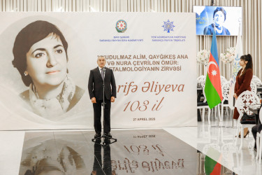 Sabunçu rayonunda görkəmli oftalmoloq alim, akademik Zərifə xanım Əliyevanın anadan olmasının 103 illiyi ilə əlaqədar “Unudulmaz alim, qayğıkeş ana və nura çevrilən ömür: Oftalmologiyanın zirvəsi- Zərifə Əliyeva” adlı tədbir keçirildi