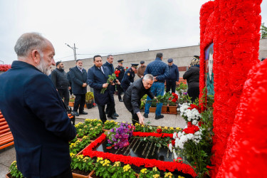Sabunçu rayonunda “27 sentyabr – Anım Günü” nün beşinci ildönümü münasibətilə şəhidlərin məzarları ziyarət edildi