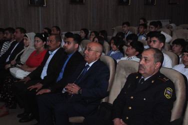 Maştağa Mədəniyyət Mərkəzində “Bir həyat-bir şans” mövzusunda maarifləndirici tədbir keçirildi