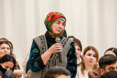 Rayon İcra Hakimiyyəti başçısının növbəti səyyar qəbulu Ramana qəsəbəsində keçirildi