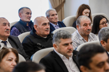 Bilgəh qəsəbəsində sakinlərlə növbəti səyyar görüş keçirildi