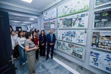“Şəhərsalma və Memarlıq İli” çərçivəsində Sabunçu rayon gəncləri Azərbaycan Memarlıq və İnşaat Universitetində qonaq oldular.