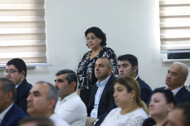 Maştağa qəsəbəsində sakinlərlə növbəti səyyar görüş keçirildi