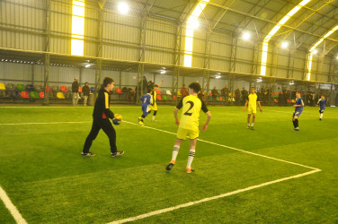 "İdmanla sağlam gələcək" devizi altında 2009-2011-ci il təvəllüdlülər arasında mini-futbol turnirinin final mərhələsi keçirildi