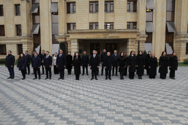 Sabunçu rayonunda Xocalı soyqırımı qurbanlarının əziz xatirəsi bir dəqiqəlik sükutla yad edildi