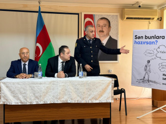 Sabunçu rayonunda “Narkotikə yox deyirik” mövzusunda maarifləndirici tədbir keçirilmişdir